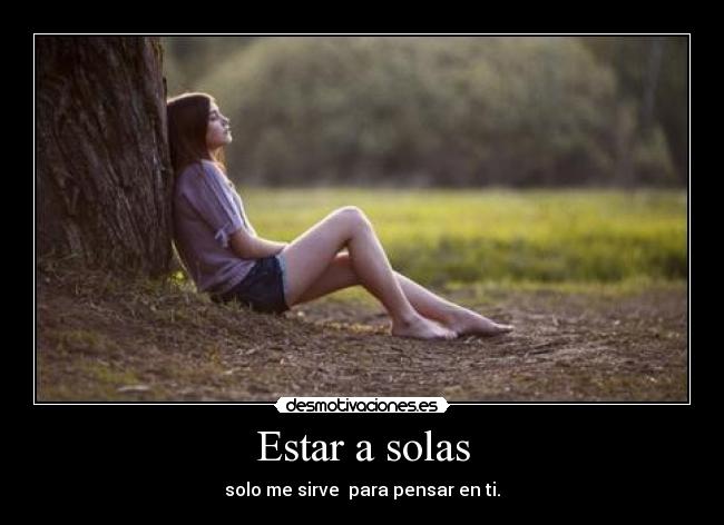 Estar a solas - 