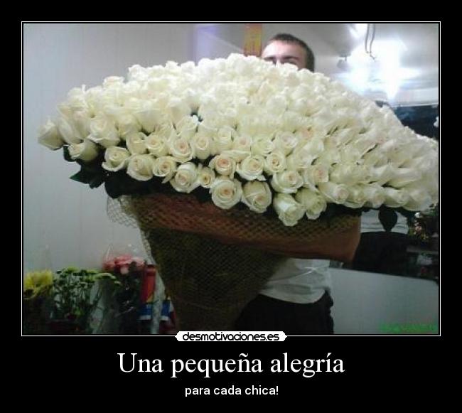 Una pequeña alegría - para cada chica!