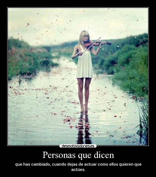 Personas que dicen - 