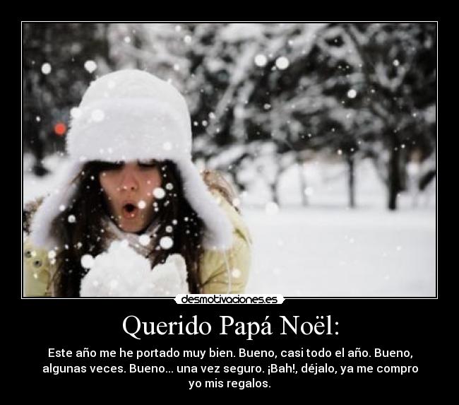 Querido Papá Noël: - 