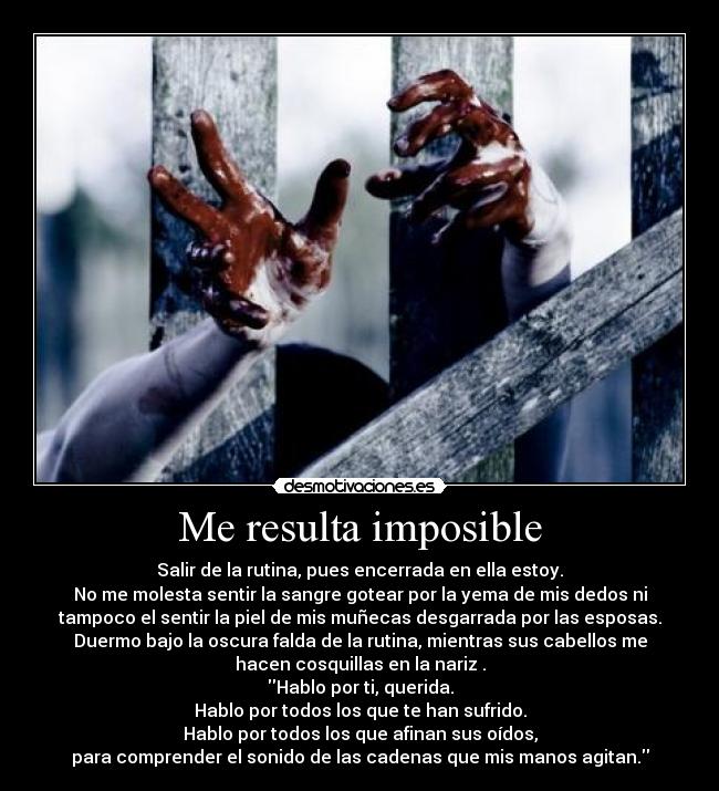 Me resulta imposible - 