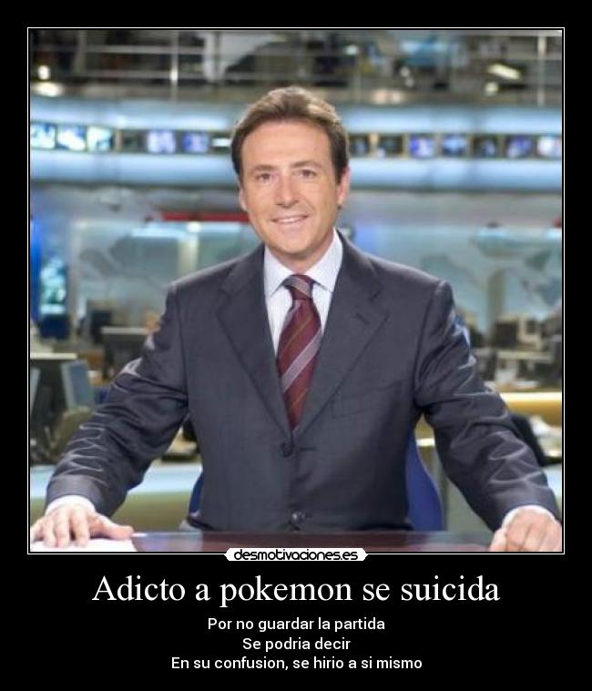 Adicto a pokemon se suicida -