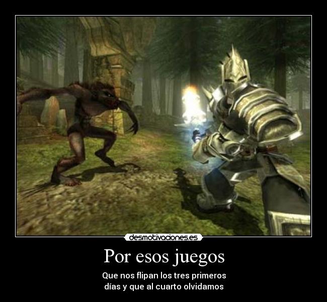 Por esos juegos -