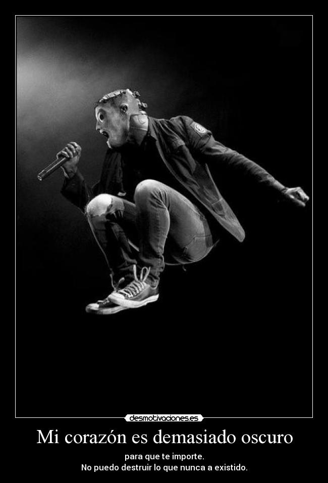 Mi corazón es demasiado oscuro - 