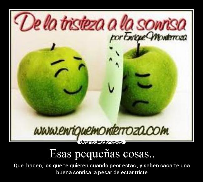 Esas pequeñas cosas.. - 