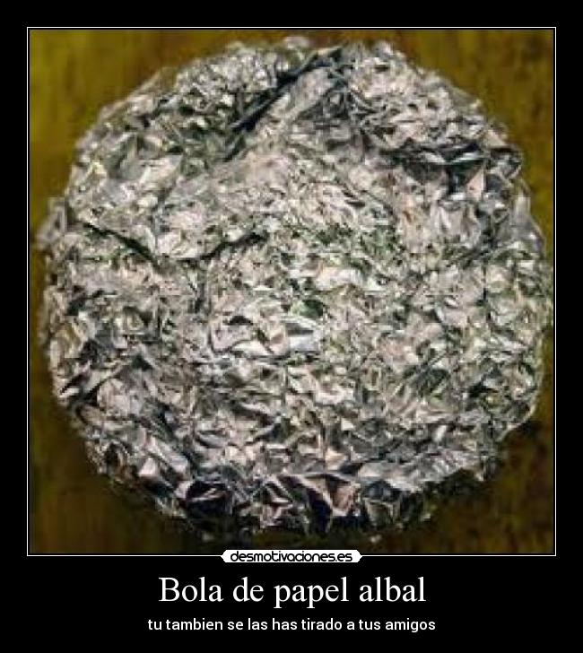 Bola de papel albal - 