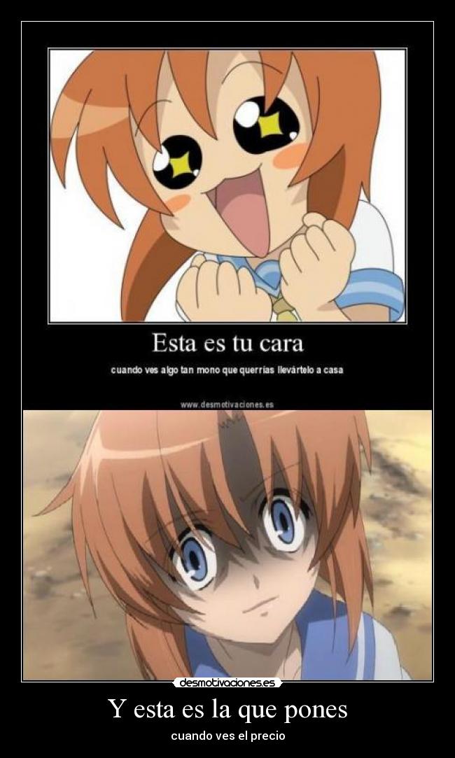 Y esta es la que pones -