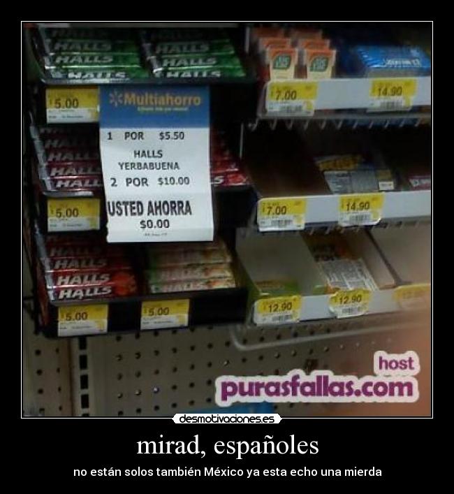 mirad, españoles -