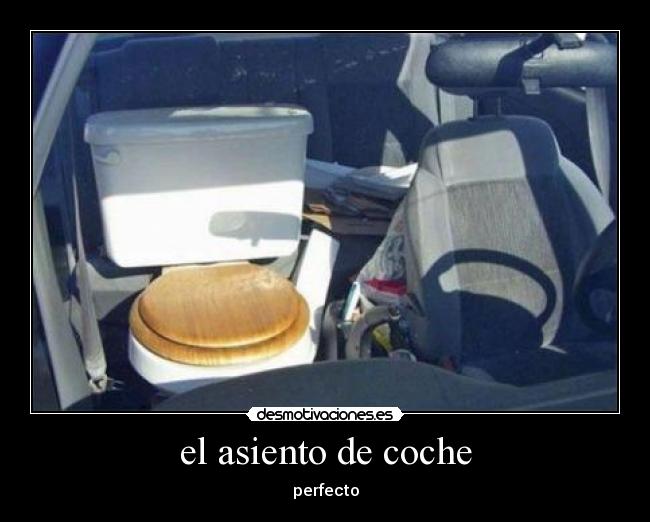 el asiento de coche - perfecto