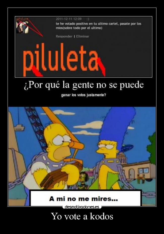 Yo vote a kodos -