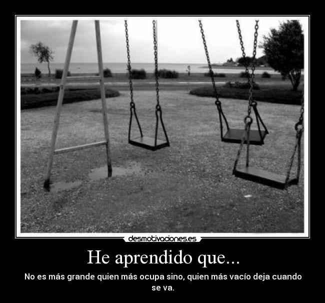 He aprendido que... - 