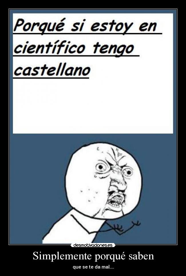 Simplemente porqué saben - 