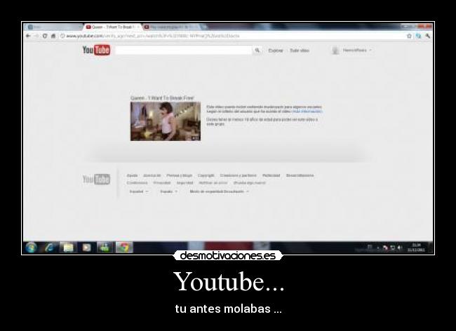 Youtube... -