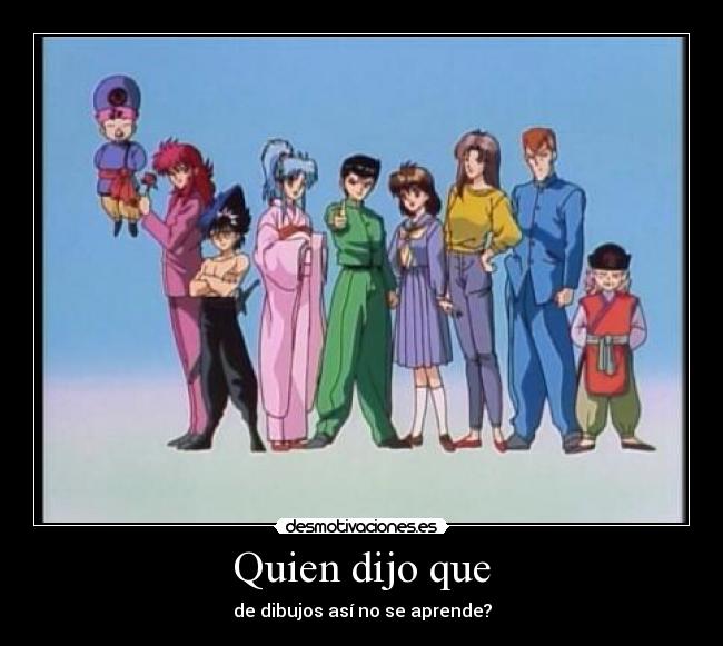 carteles hakusho desmotivaciones