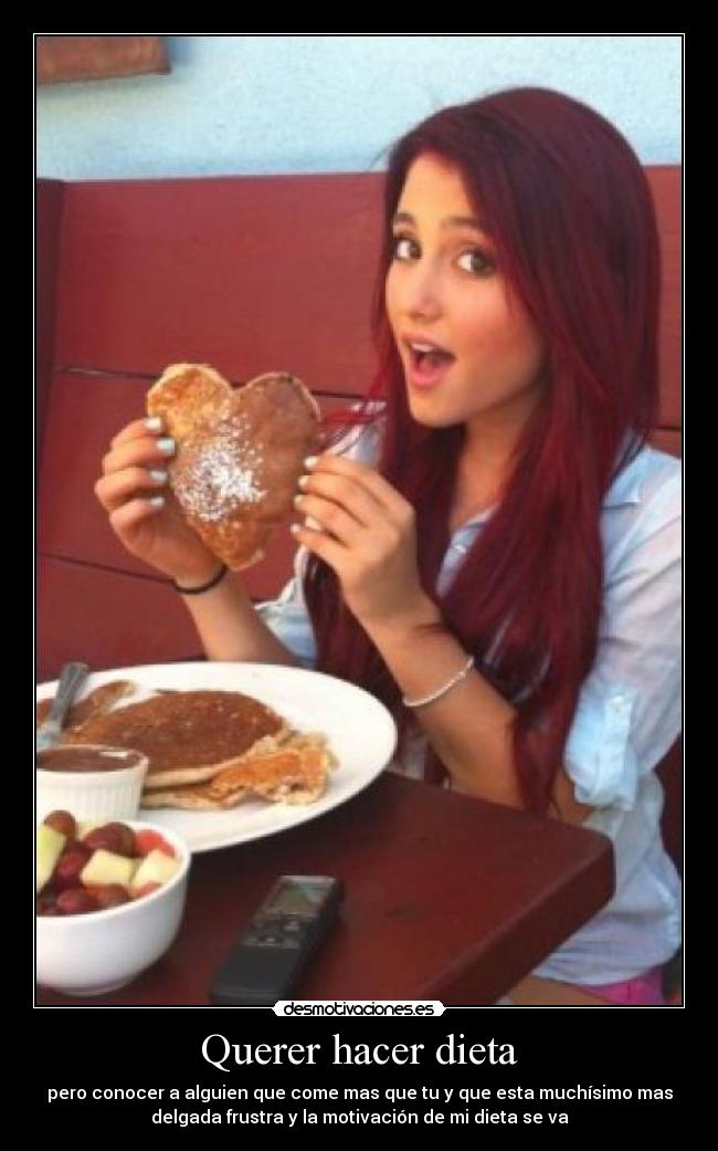 Querer hacer dieta -