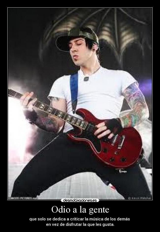 Odio a la gente -