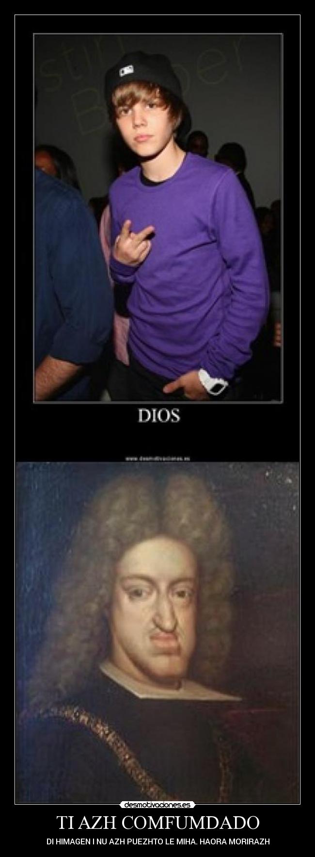 TI AZH COMFUMDADO - DI HIMAGEN I NU AZH PUEZHTO LE MIHA. HAORA MORIRAZH