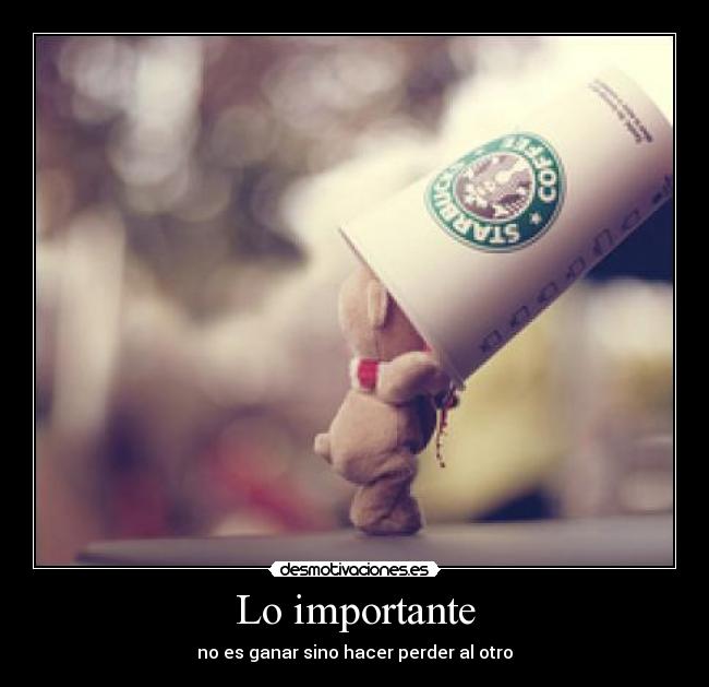 Lo importante -