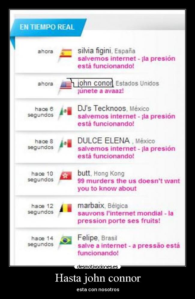 Hasta john connor - esta con nosotros