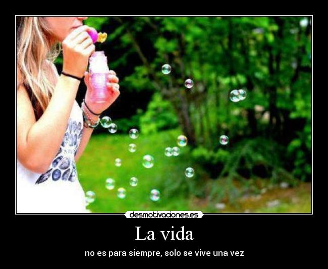 La vida -