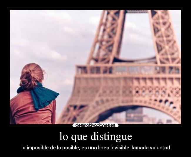 lo que distingue - 