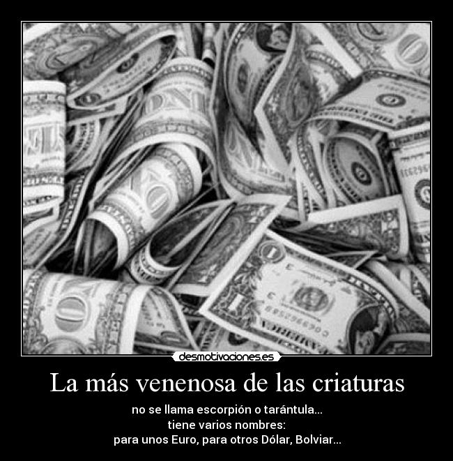 La más venenosa de las criaturas -