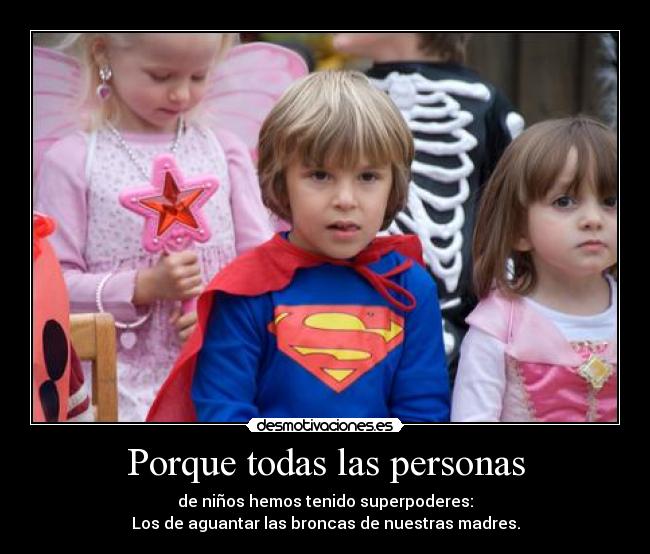Porque todas las personas -