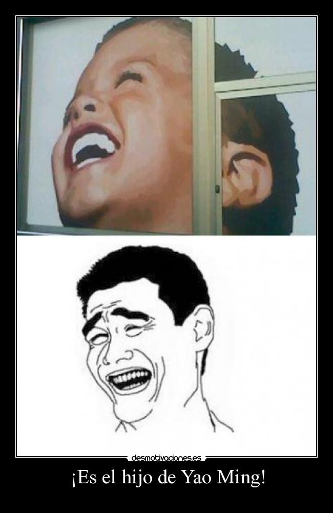 ¡Es el hijo de Yao Ming! -