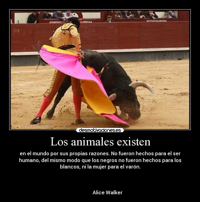 Los animales existen -