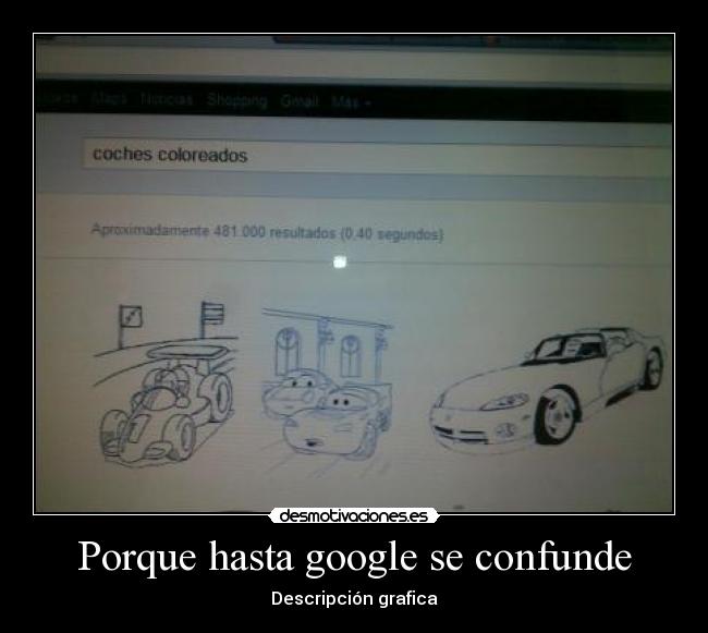 Porque hasta google se confunde - Descripción grafica