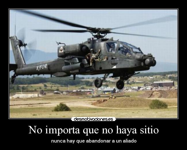 No importa que no haya sitio - 