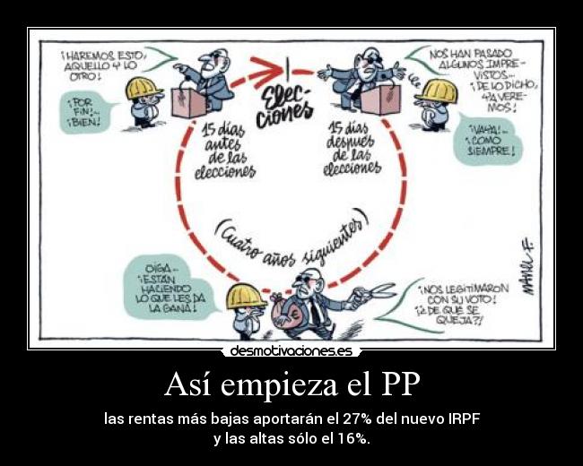 Así empieza el PP -