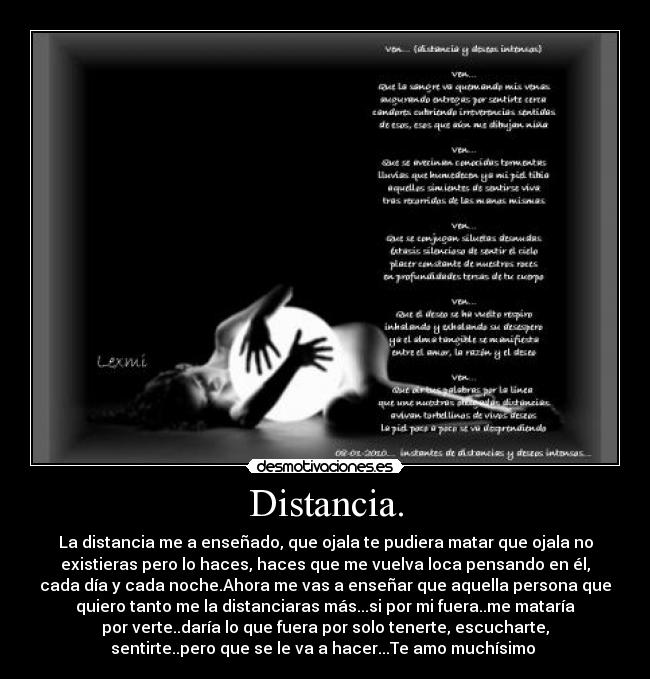 Distancia. -