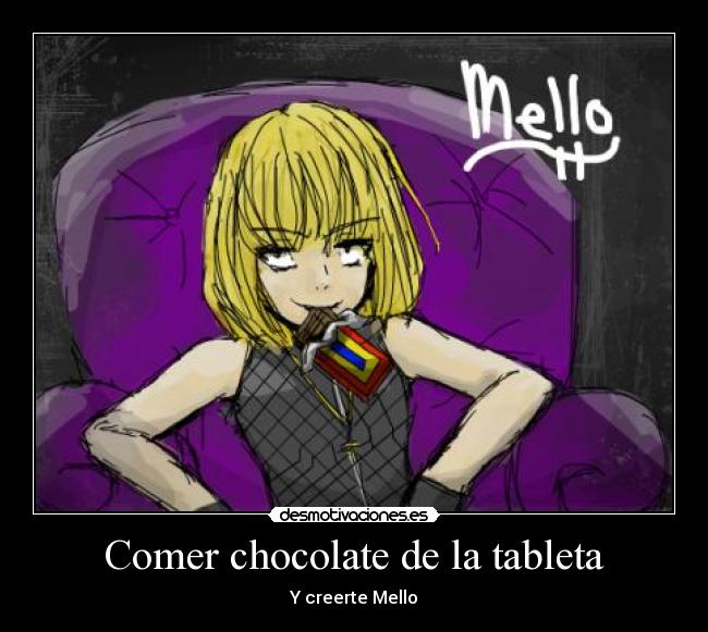 Comer chocolate de la tableta - 