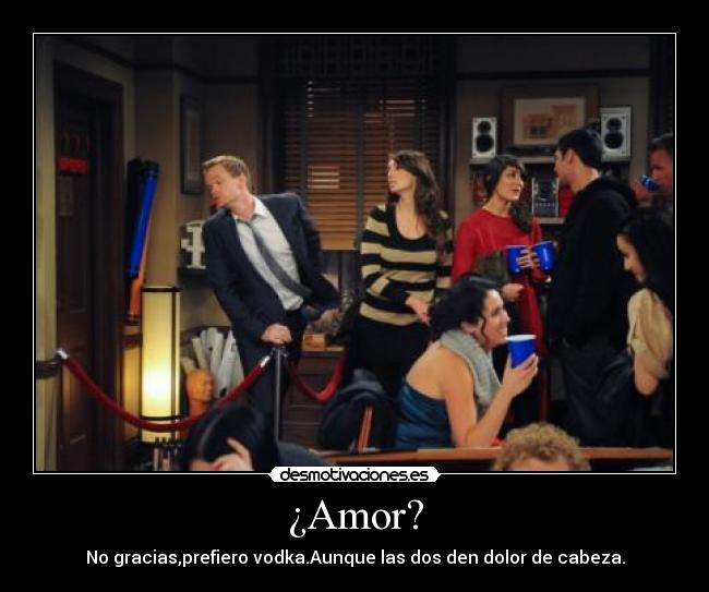 ¿Amor? -