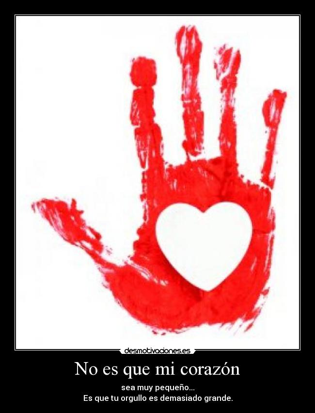 No es que mi corazón - 