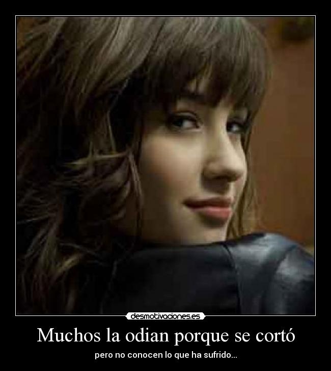 Muchos la odian porque se cortó - pero no conocen lo que ha sufrido...