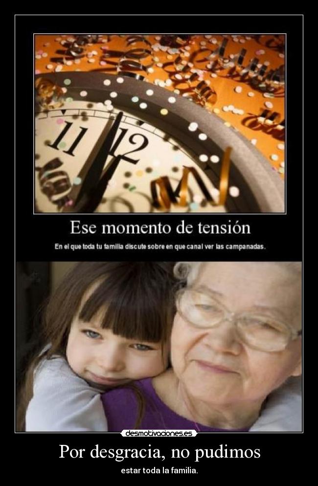 Por desgracia, no pudimos -