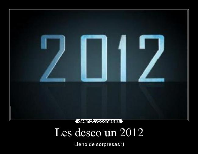 Les deseo un 2012 - 