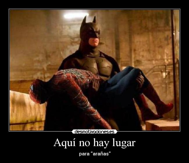 carteles batman walt city desmoesuncirco spiderman desmotivaciones