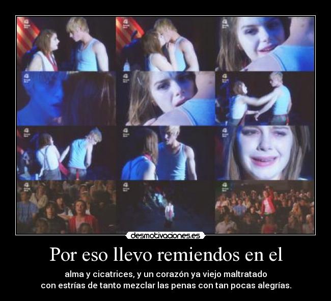 Por eso llevo remiendos en el - 