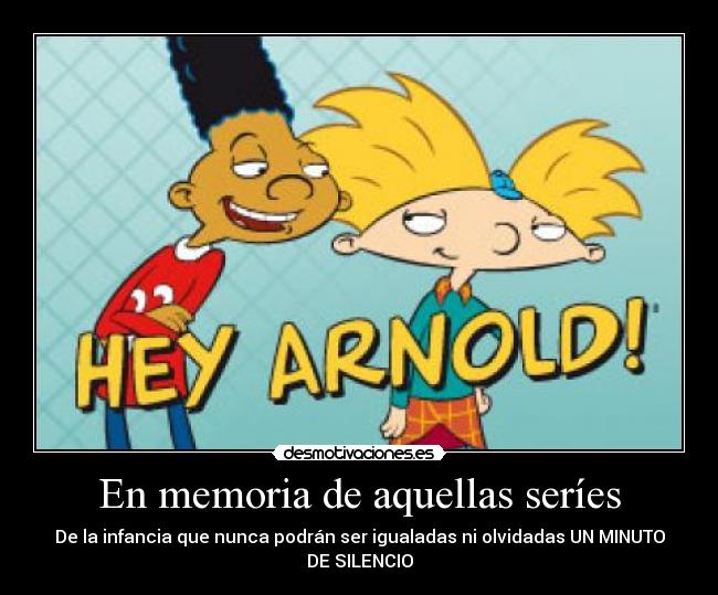 En memoria de aquellas seríes -