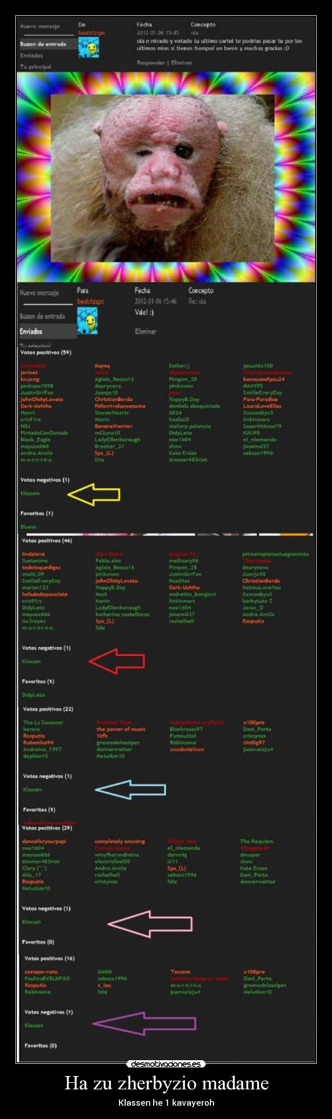 Ha zu zherbyzio madame - 