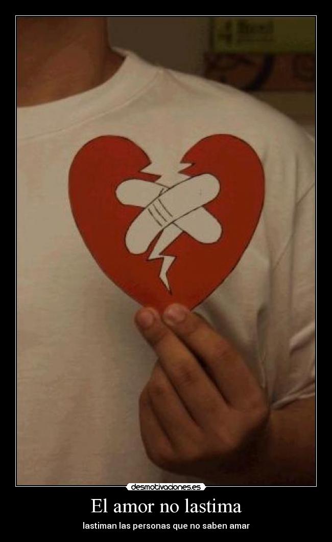 El amor no lastima -