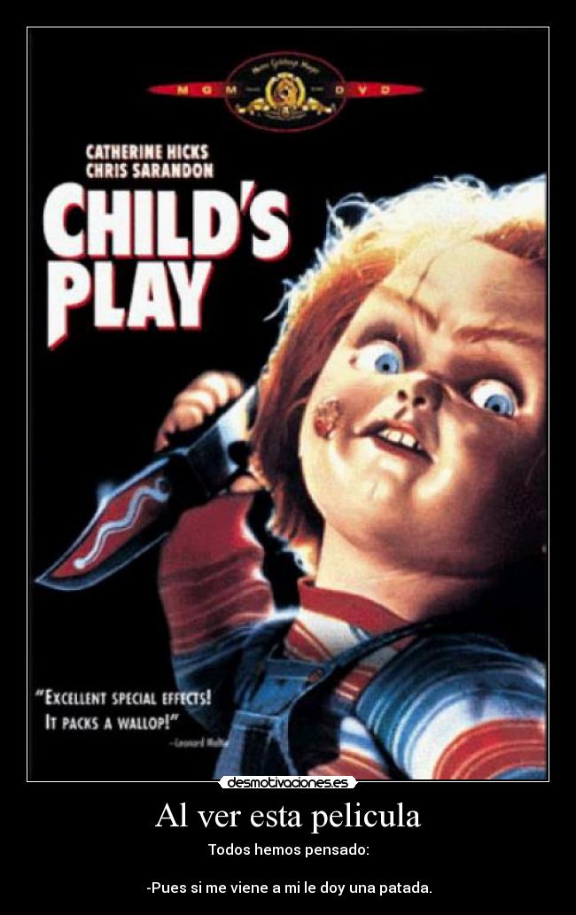 Al ver esta pelicula -