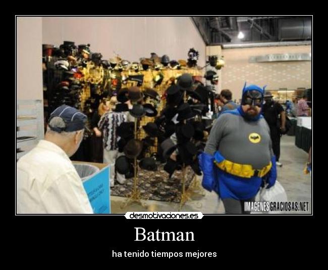 carteles batman caido desgracia canta con gaga desmotivaciones