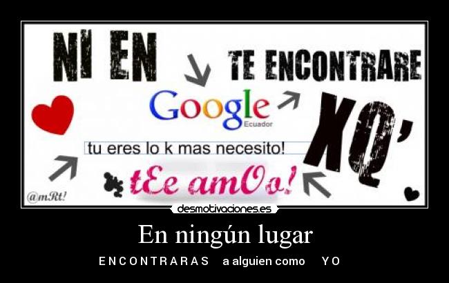 En ningún lugar -