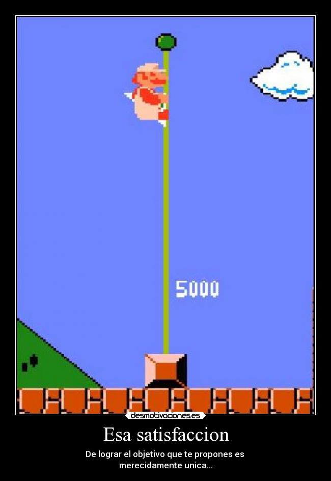Esa satisfaccion -
