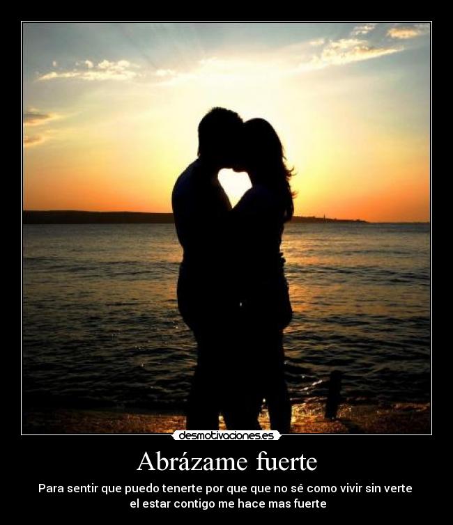 Abrázame fuerte -