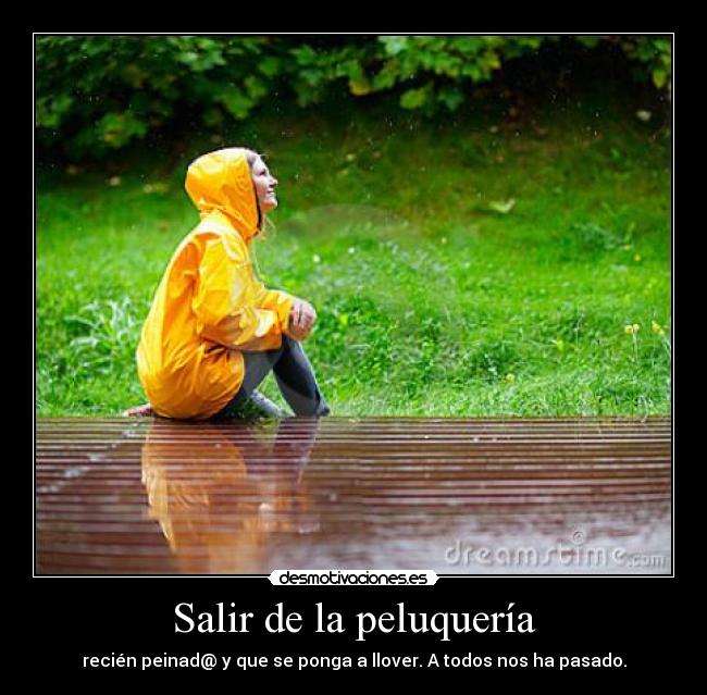 Salir de la peluquería - 